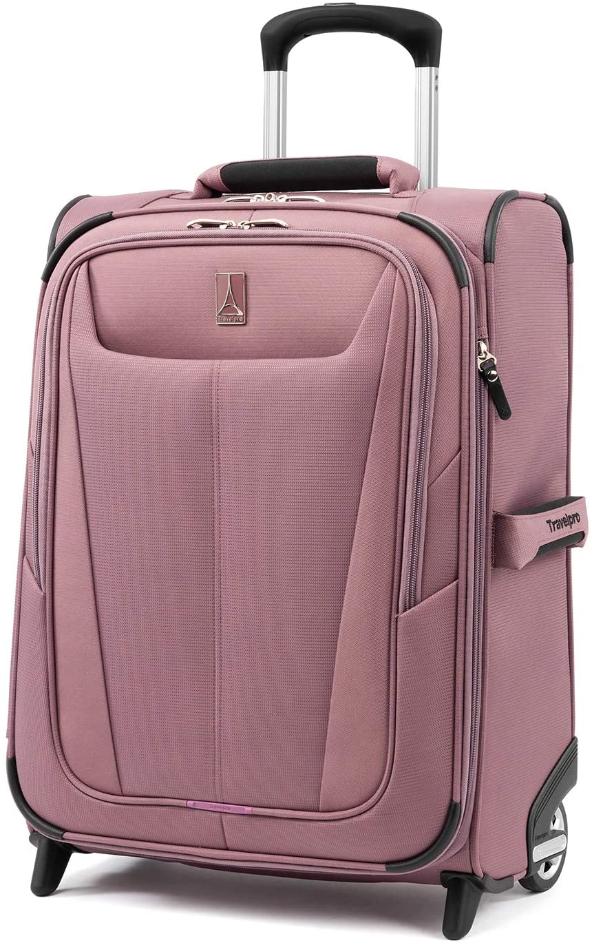 Best and Most Stylish Carry-On Luggage 2022 / Travelpro Maxlite 5 Softside Lightweight Expandable Upright Luggage / The Lama List / www.thelamalist.com